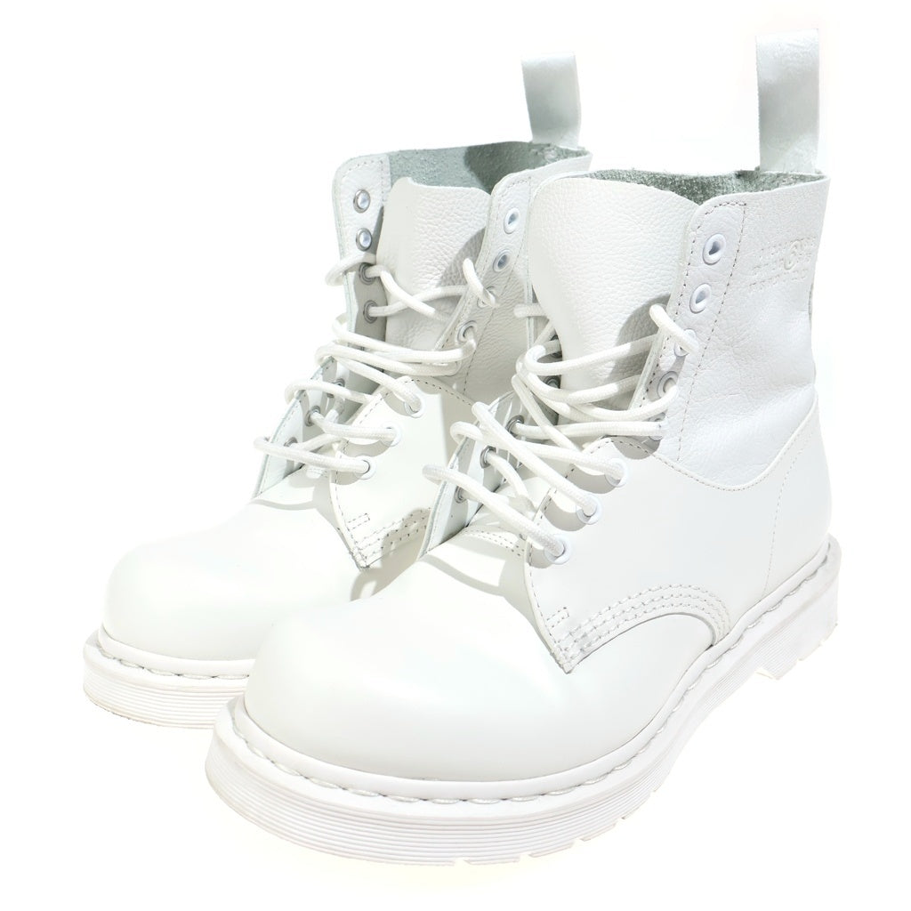 Dr.Martens(ドクターマーチン) ×MM6 Maison Margiela 1460 TWIST エムエムシックスメゾンマルジェラ 8ホール レザーブーツ ホワイト