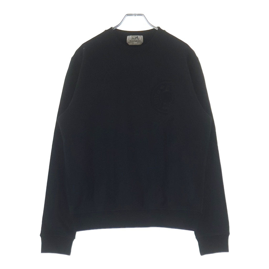 HERMES(エルメス) 26SS C.D.S.CREWNECK SWEATER CDSロゴワッペン