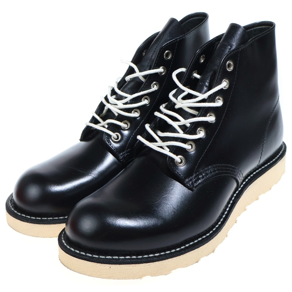RED WING(レッド ウイング) 8823 6INCH CKASSIC ROUND TOE FREAK'S STORE別注 ガラスレザー 6インチクラシックラウンド ワークブーツ ブラック