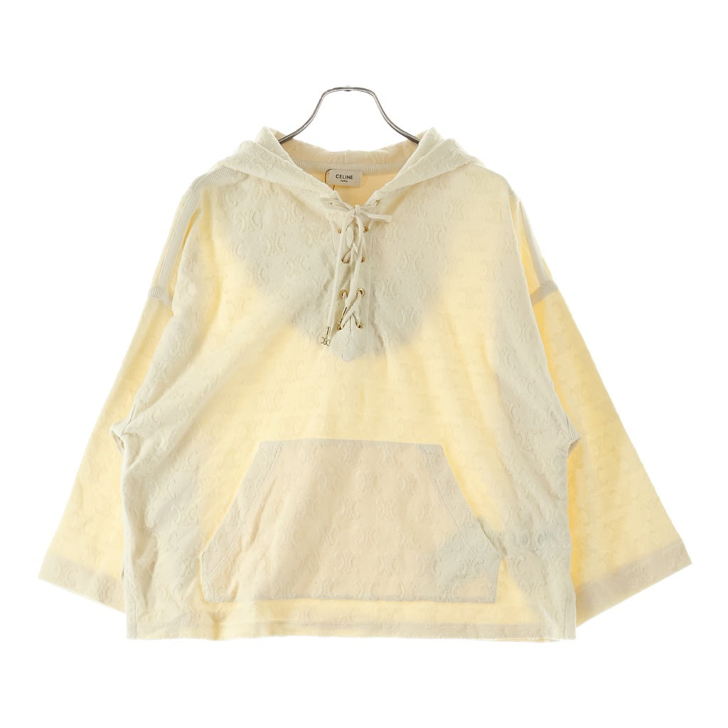 CELINE(セリーヌ) TRIOMPHE BAJA TERRY CLOTH COTTON HOODIE