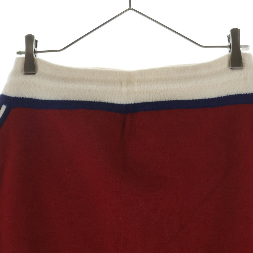 CELINE(セリーヌ) 23SS TRIOMPHE MINI WOOL SKIRT トリオンフ ミニウールスカート レディース レッド/ネイビー 2AE08245T.27RN