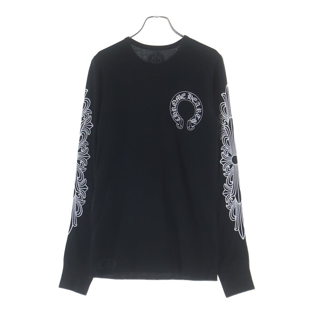 長袖 クロムハーツ tシャツ 定価 CHROME HEARTS Back Scroll Fuck You