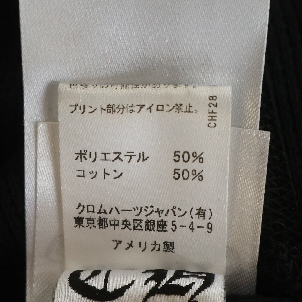 CHROME HEARTS(クロムハーツ) Thermal L S 袖フローラルプリント サーマル長袖Tシャツ カットソー ブラック