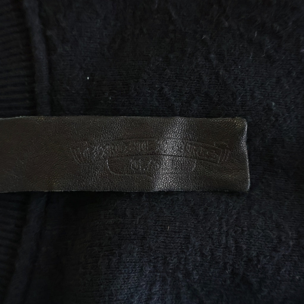 CHROME HEARTS(クロムハーツ) Y NOT VERTICAL LOGO CROPPED SWEATSHIRT CHプラスジャガード クロップドスウェット トレーナー ブラック レディース