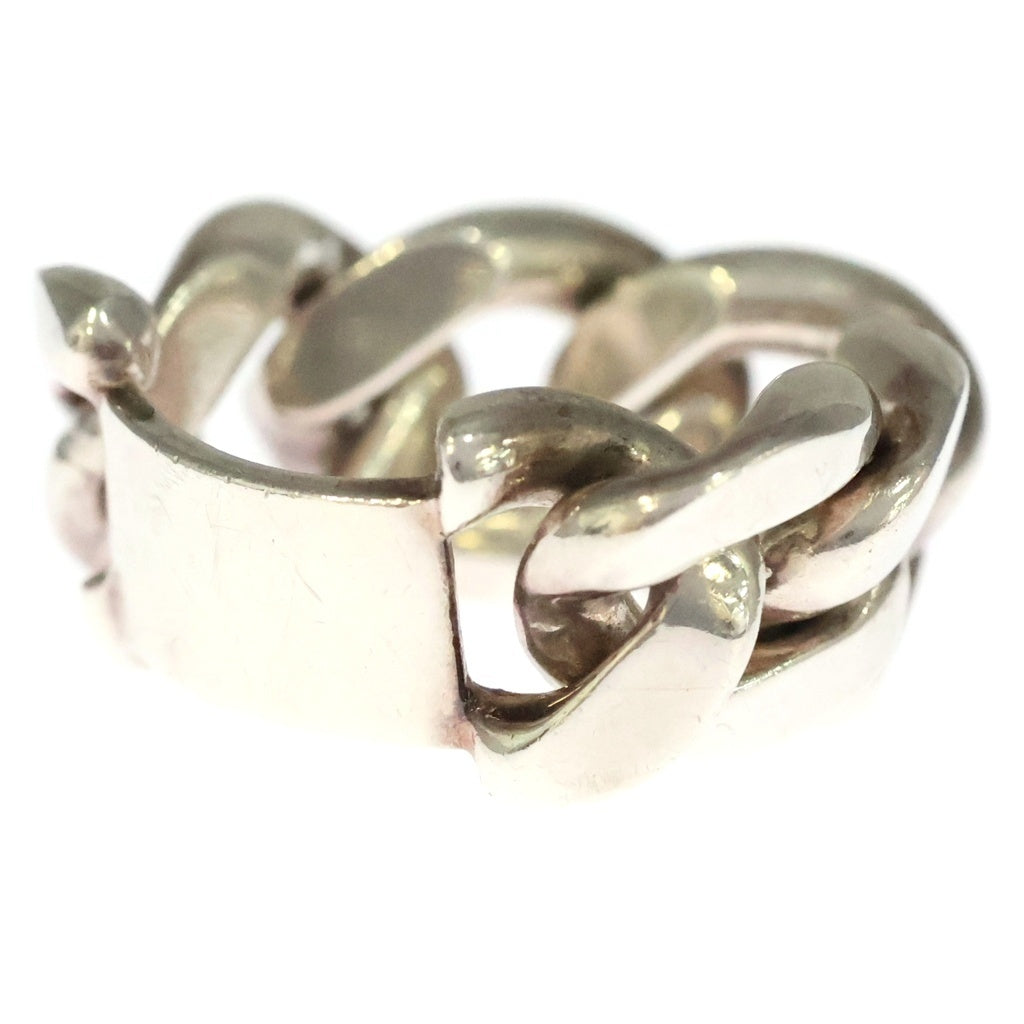 BOTTEGA VENETA(ボッテガヴェネタ) CHAIN PLATE RING チェーン プレートリング シルバー