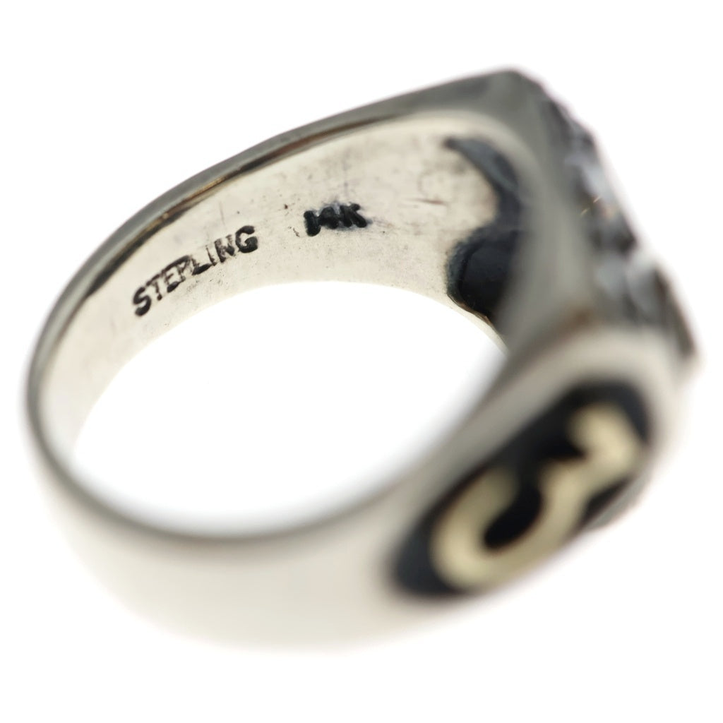 FLASH POINT(フラッシュポイント) JIM SKULL RING ルビータイプ ジム スカルリング シルバー