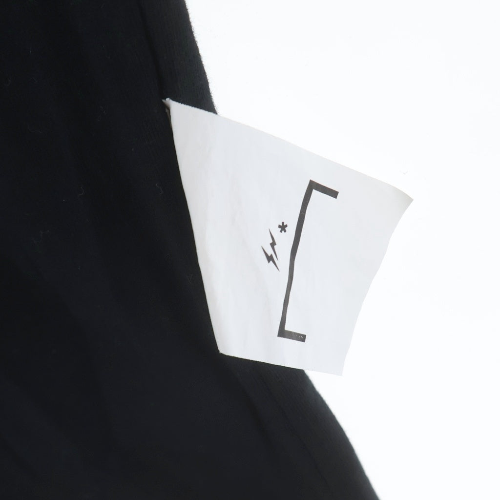 FRAGMENT DESIGN(フラグメントデザイン) ×A-COLD-WALL アコールドウォール フロントプリント コットン クルーネック半袖Tシャツ カットソー ブラック