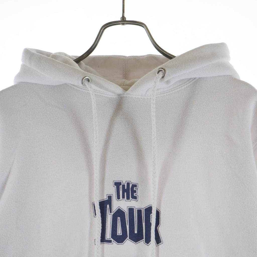 STUSSY(ステューシー) ×FRAGMENT DESIGN THE TOUR フラグメントデザイン ザツアー プルオーバーフーディー パーカー ホワイト