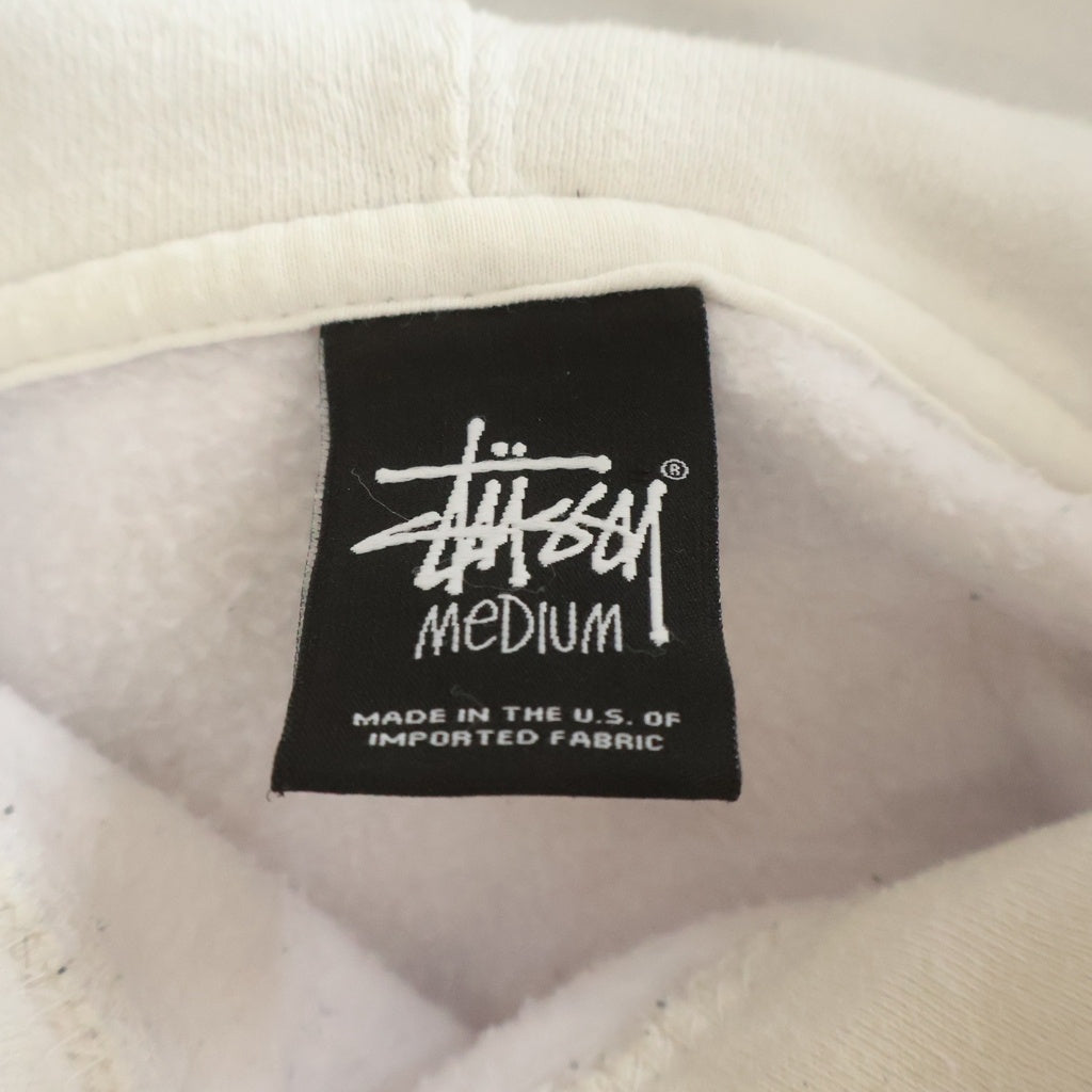 STUSSY(ステューシー) ×FRAGMENT DESIGN THE TOUR フラグメントデザイン ザツアー プルオーバーフーディー パーカー ホワイト