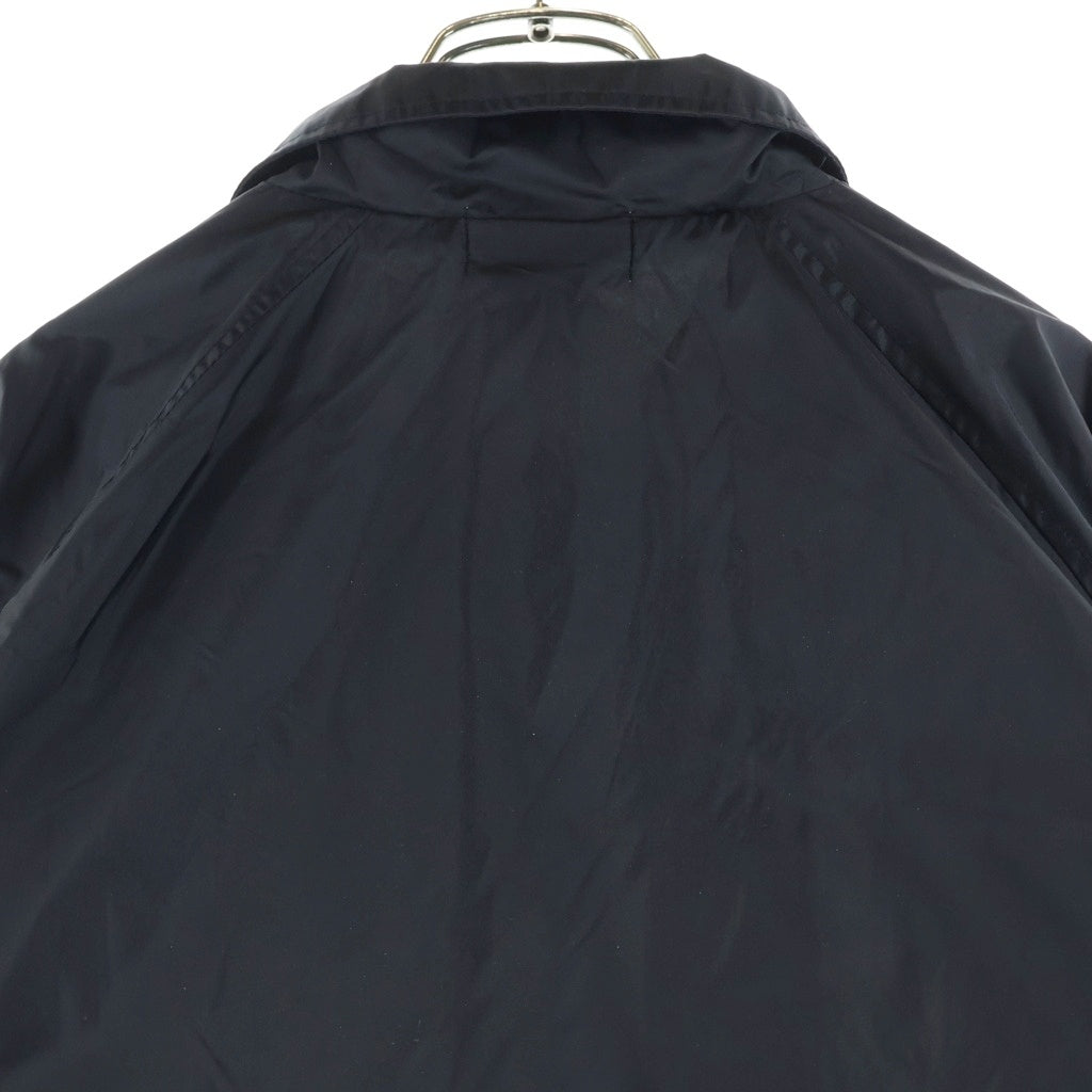 Do Nothing Congress(ドゥー ナッシング コングレス) COACH JACKET プリント スナップボタン コーチジャケット ブラック