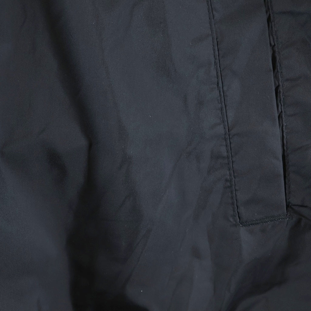 Do Nothing Congress(ドゥー ナッシング コングレス) COACH JACKET プリント スナップボタン コーチジャケット ブラック