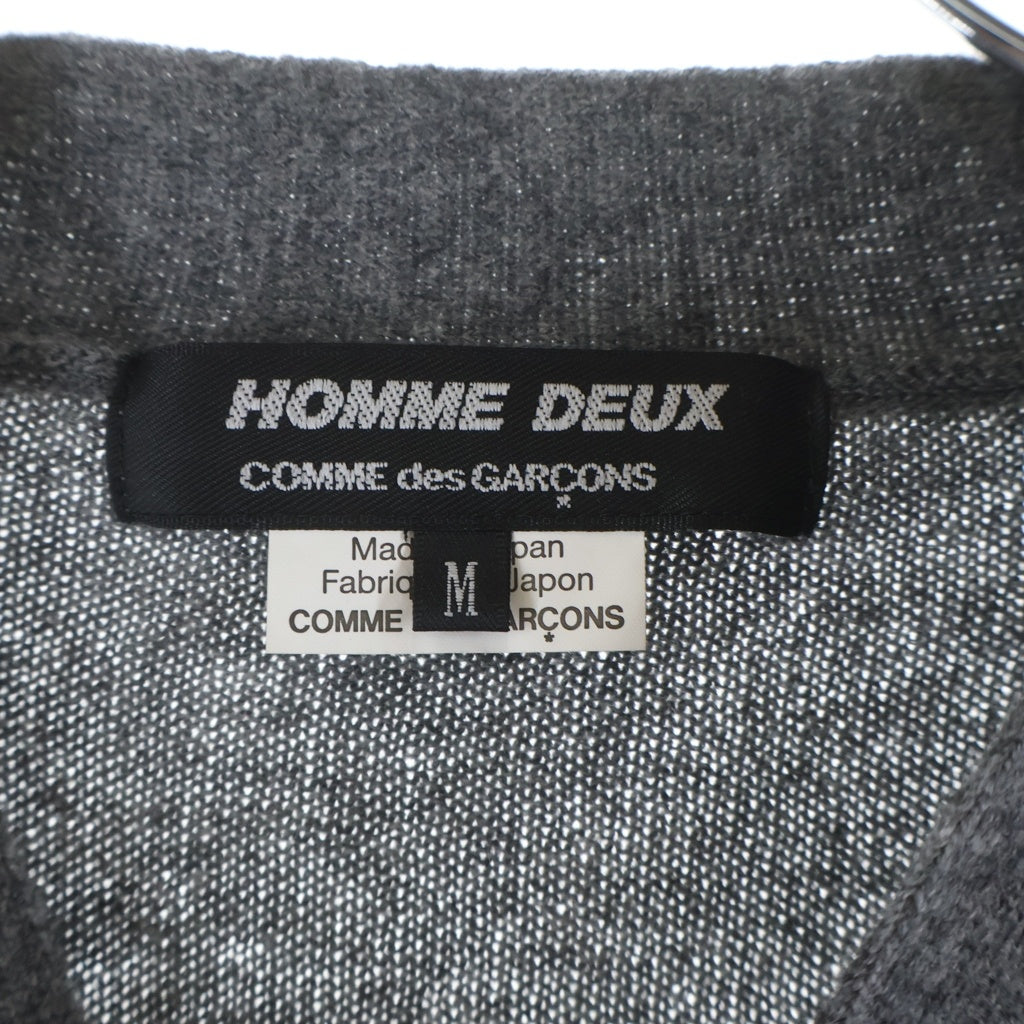 COMME des GARCONS HOMME DEUX(コムデギャルソン オムドゥ) 20AW AD2020 カラー切替 ウールニットカーディガン マルチカラー DF-N502