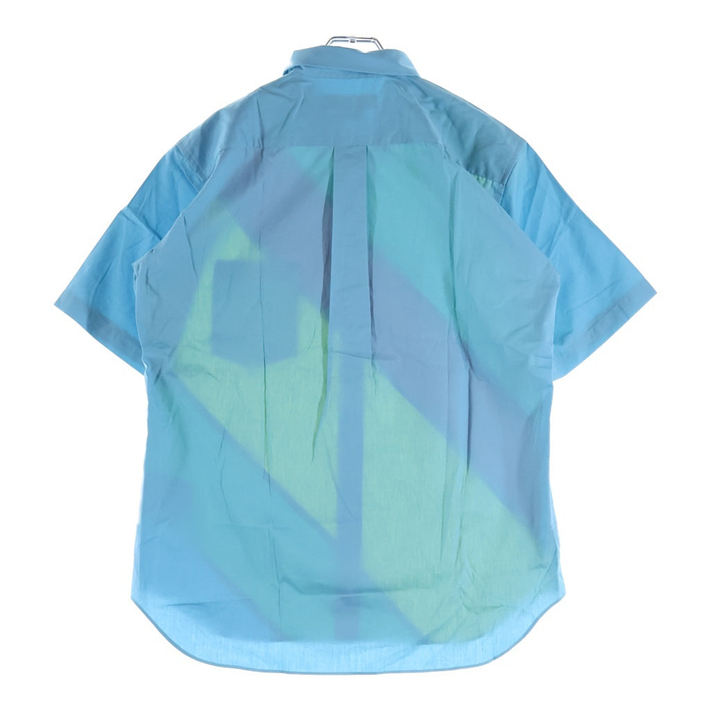 COMME des GARCONS HOMME DEUX(コムデギャルソン オムドゥ) 23SS AD2022 フロントダイアゴナルストライプ 半袖ボタンシャツ マルチカラー DK-B053