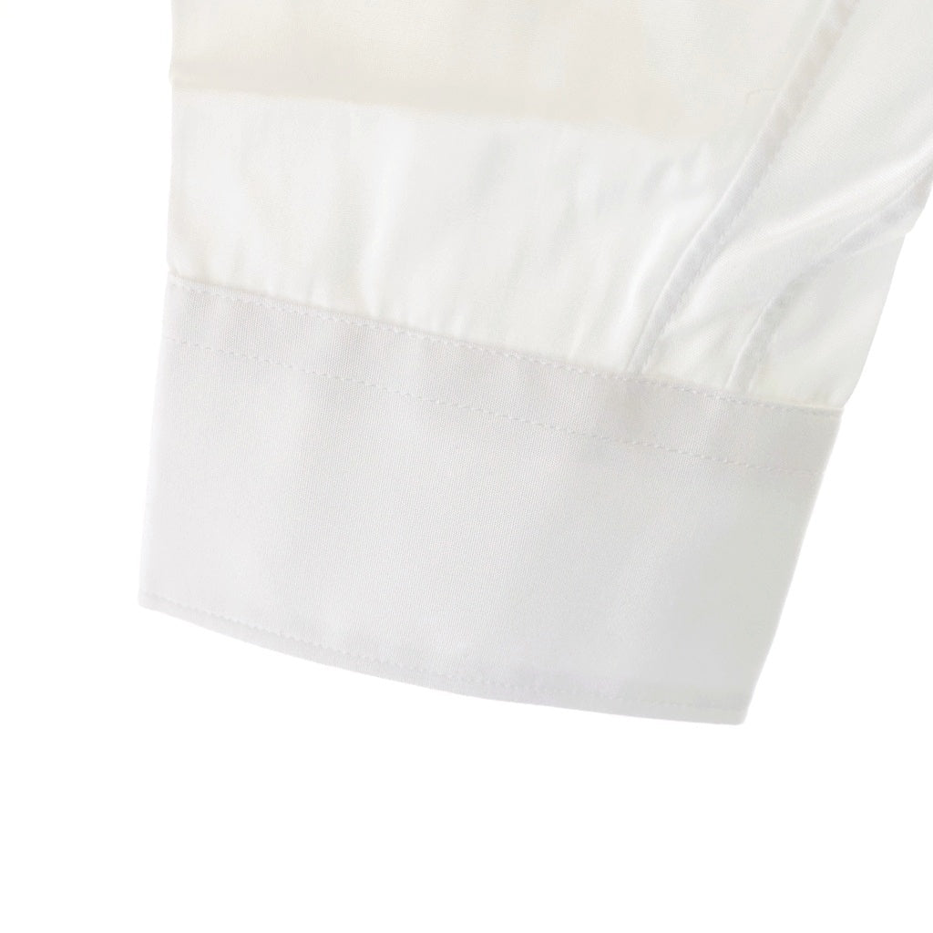 COMME des GARCONS SHIRT(コムデギャルソンシャツ) フロントプリント ロングスリーブ コットンシャツ ホワイト FP-B060