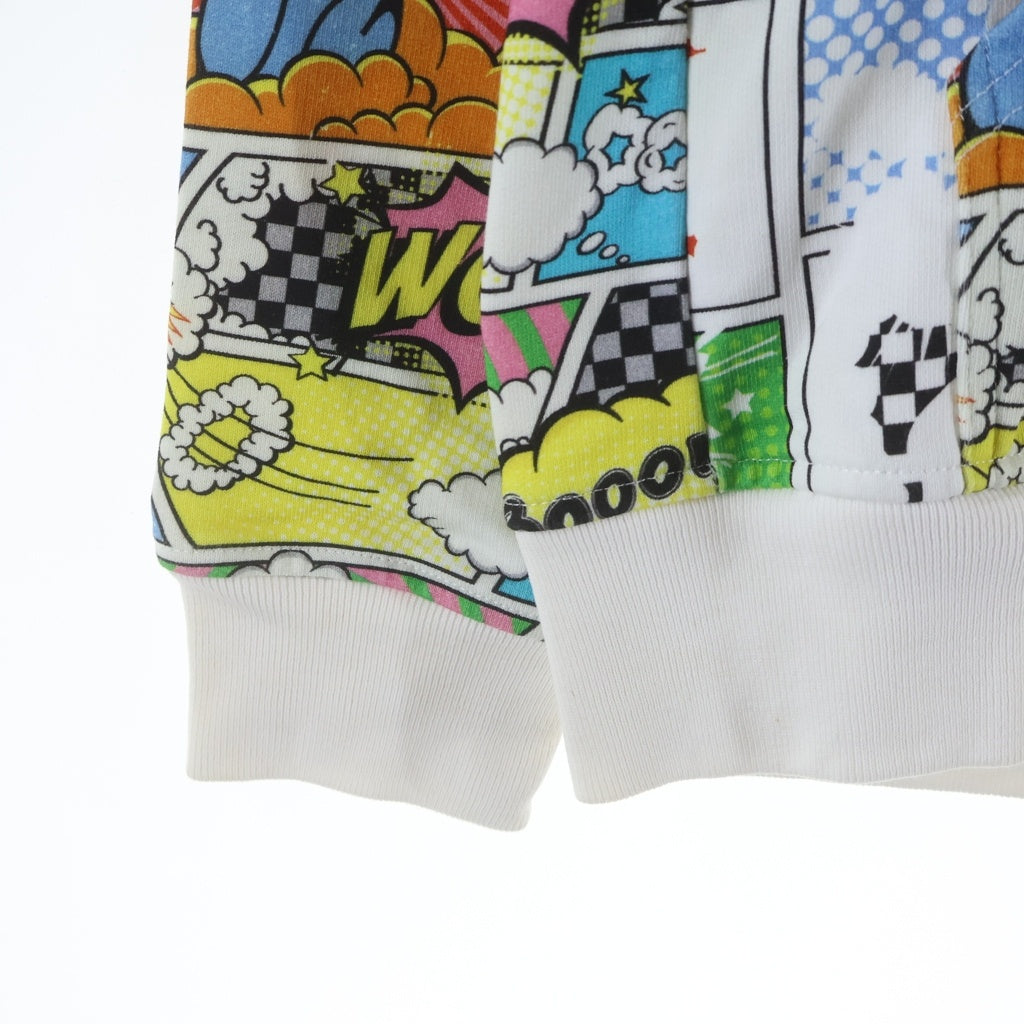 COMME des GARCONS SHIRT(コムデギャルソンシャツ) 19AW アメコミ 総柄 ジップアップスウェットパーカー フーディー マルチカラー W27100