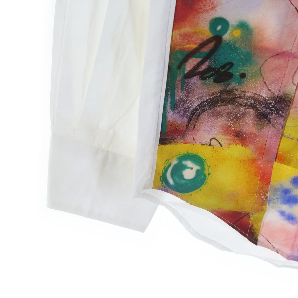 COMME des GARCONS SHIRT(コムデギャルソンシャツ) 20AW ×FUTURA フゥーチュラ 総柄 パッチワーク コットン 長袖シャツ マルチカラー W28035