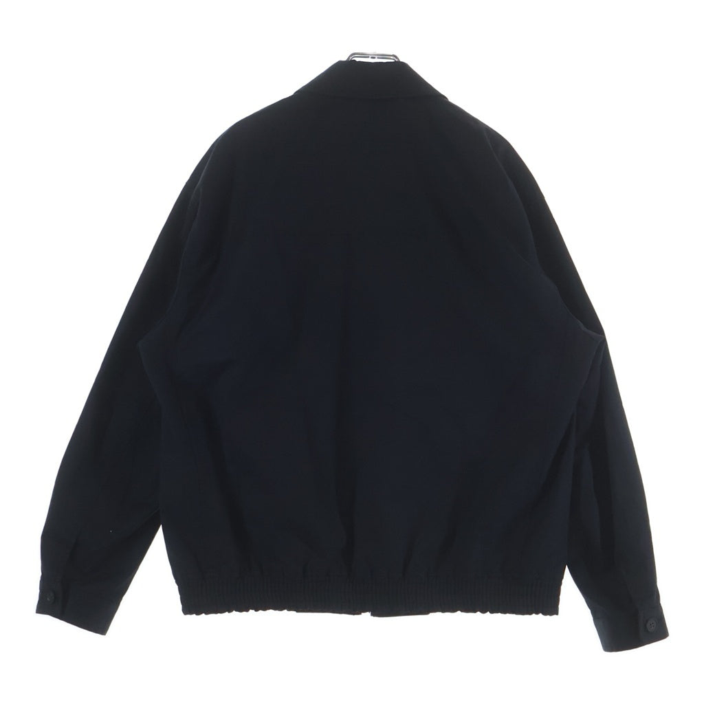 COMME des GARCONS HOMME(コムデギャルソンオム) 22AW AD2022 コットンナイロンウェザー 裏地カモ柄 ダブルジップアップブルゾン ブラック HJ-J010