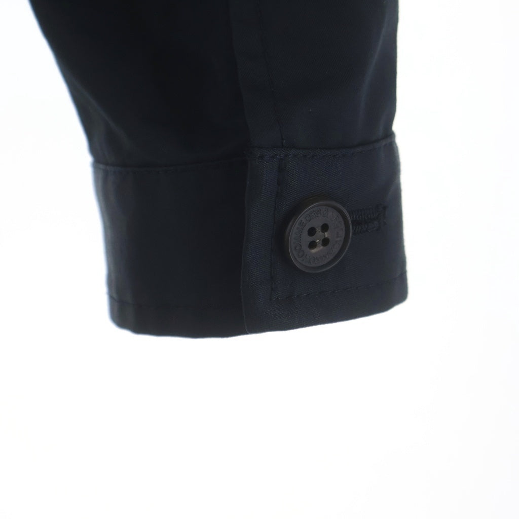 COMME des GARCONS HOMME(コムデギャルソンオム) 22AW AD2022 コットンナイロンウェザー 裏地カモ柄 ダブルジップアップブルゾン ブラック HJ-J010