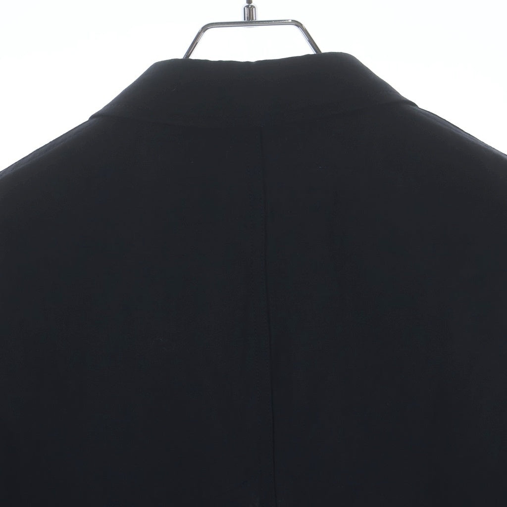 COMME des GARCONS HOMME(コムデギャルソンオム) 24SS AD2023 コットンリネン エルボーパッチ 2Bテーラードジャケット ブラック HM-J018
