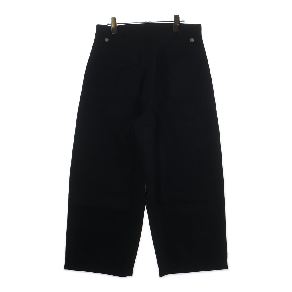 COMME des GARCONS HOMME(コムデギャルソンオム) 25AW AD2025 WOOL SERGE BAKER PANTS ウールセージ ベイカーパンツ ブラック HP-P007