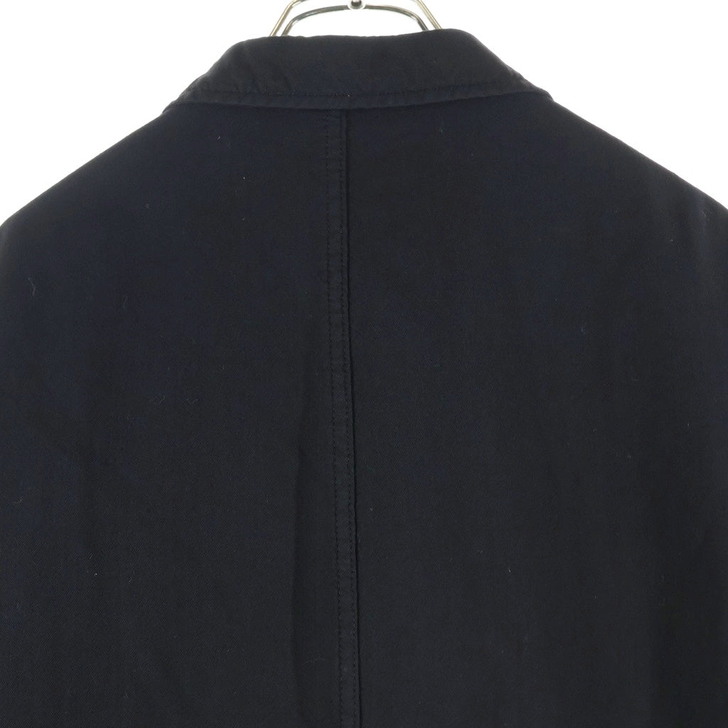 COMME des GARCONS HOMME(コムデギャルソンオム) 17AW AD2017 製品染 裏地カモ柄 ウールサージ 3テーラードジャケット ブラック HT-J001