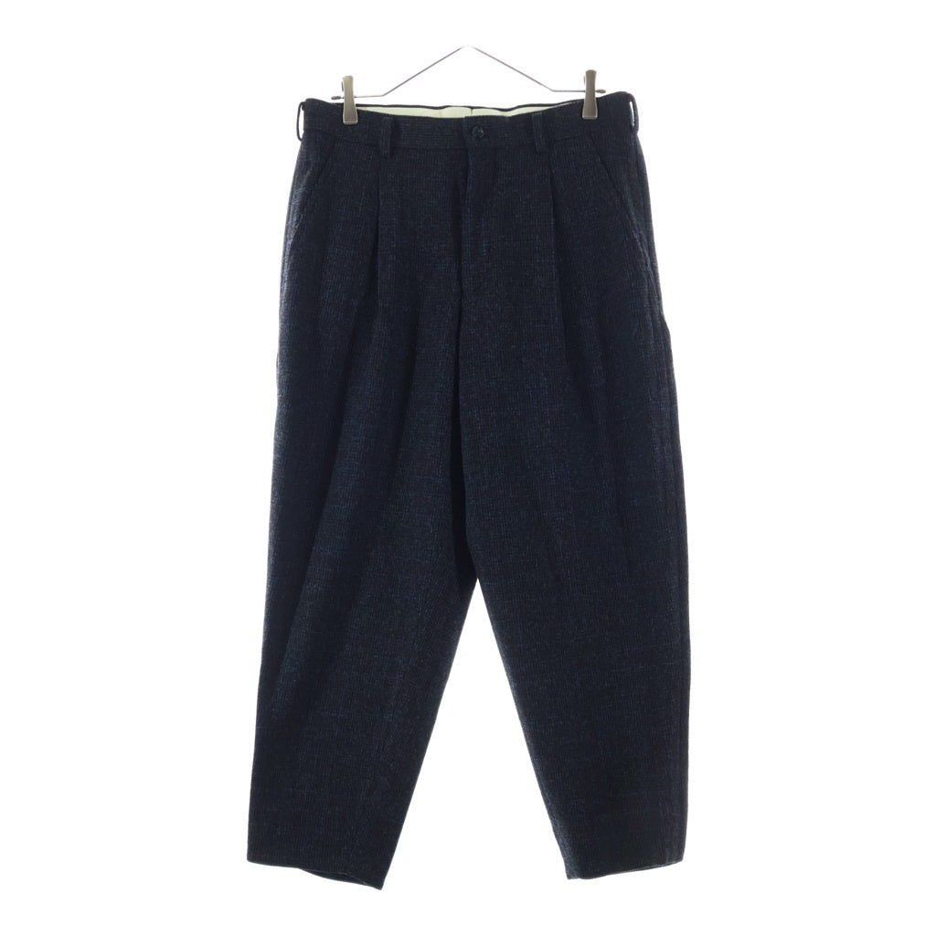 COMME des GARCONS HOMME DEUX(コムデギャルソン オムドゥ) 24AW AD2024 千鳥格子柄 セットアップスーツ 3Bウールテーラードジャケット 1タック テーパードウールスラックス グレー DN-J033/DN-P034