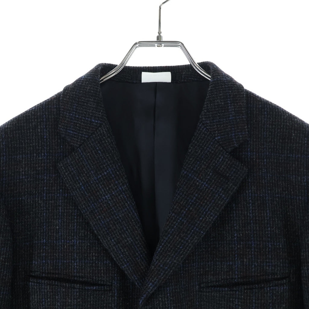 COMME des GARCONS HOMME DEUX(コムデギャルソン オムドゥ) 24AW AD2024 千鳥格子柄 セットアップスーツ 3Bウールテーラードジャケット 1タック テーパードウールスラックス グレー DN-J033/DN-P034
