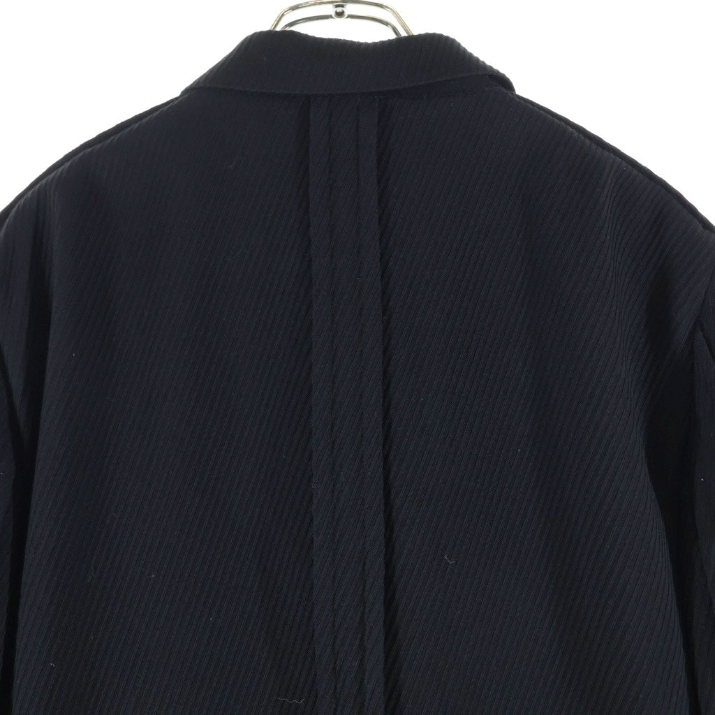 COMME des GARCONS HOMME DEUX(コムデギャルソン オムドゥ) 20AW AD2020 プリーツ ウール2Bテーラードジャケット ブラック DF-J035