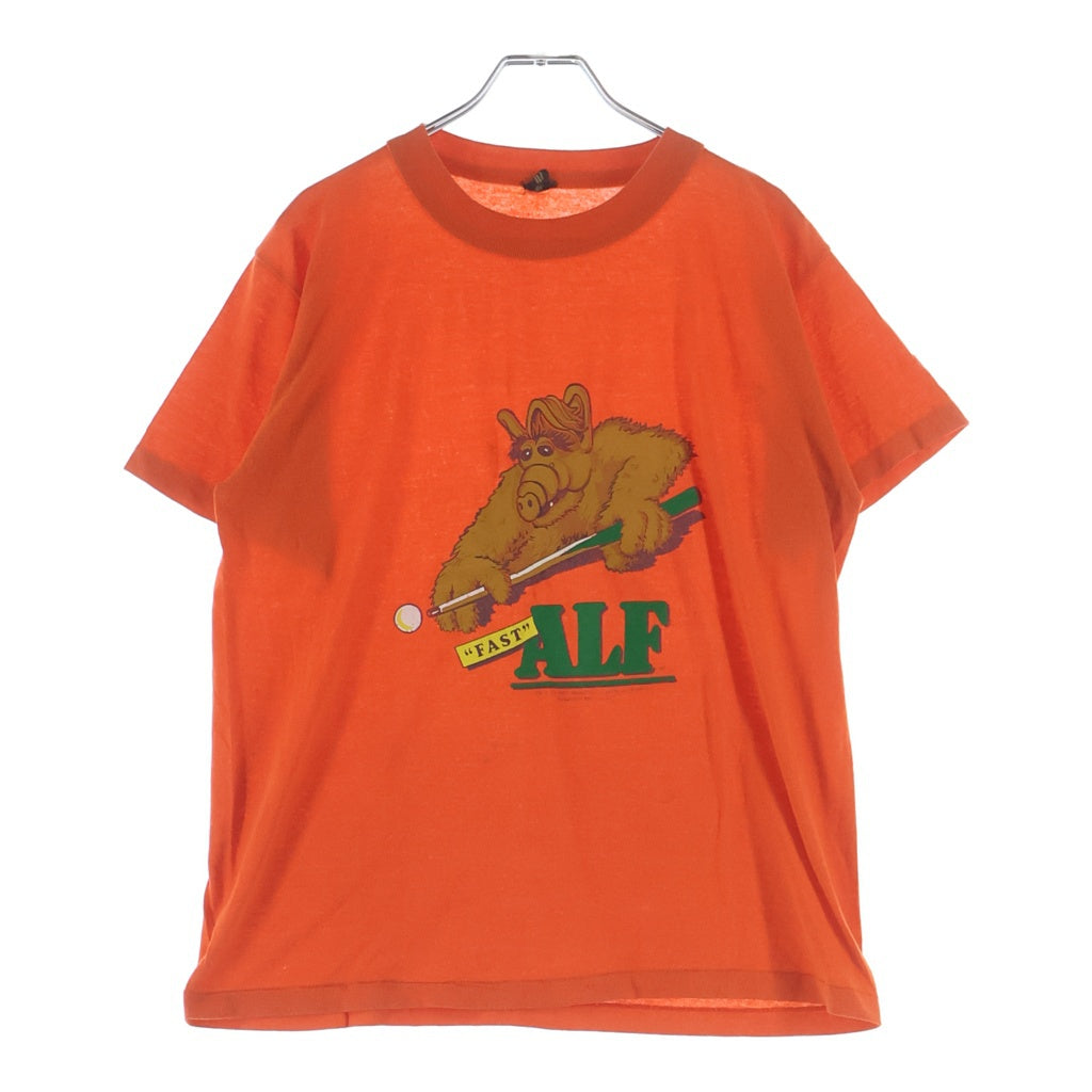 VINTAGE(ヴィンテージ) 80S VINTAGE FAST ALF S/S TEE ヴィンテージ アルフ フロントプリントTシャツ 半袖クルーネックカットソー オレンジ