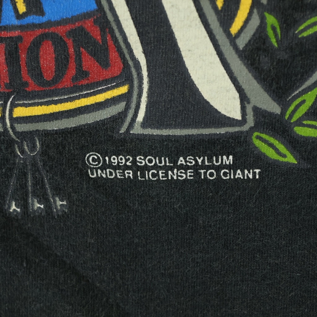 VINTAGE(ヴィンテージ) 90S VINTAGE SOUL ASYLUM GRAVE DANCERS UNION TOUR TEE 1992 GIANT ヴィンテージ ソウルアサリウム 両面プリントツアTシャツ 半袖クルーネックカットソー