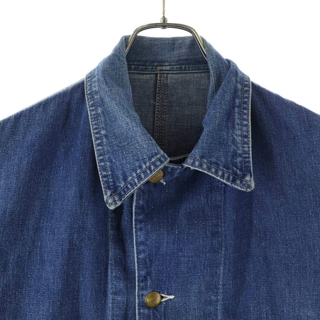 VINTAGE(ヴィンテージ) 40-50S VINTAGE BURLINGTON DENIM COVERALL ヴィンテージ バーリントン デニムカバーオール インディゴ