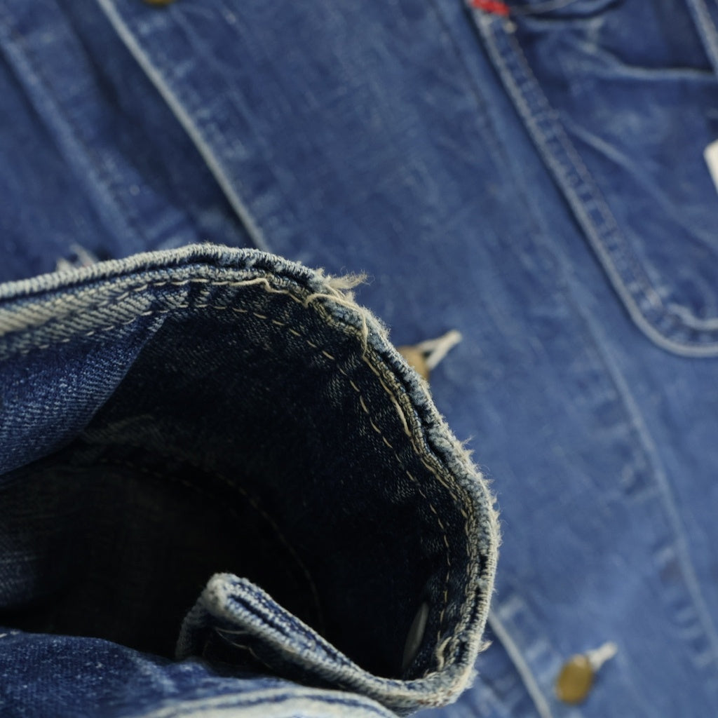 VINTAGE(ヴィンテージ) 40-50S VINTAGE BURLINGTON DENIM COVERALL ヴィンテージ バーリントン デニムカバーオール インディゴ