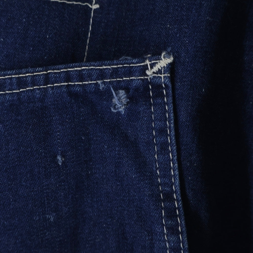 LEE(リー) 70S VINTAGE 91-SB JELTDENIM OVERALL ヴィンテージ ジェルトデニム ユニオンチケット付 デニムオーバーオール インディゴ