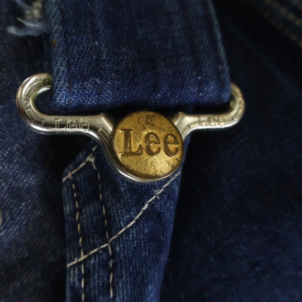 LEE(リー) 70S VINTAGE 91-SB JELTDENIM OVERALL ヴィンテージ ジェルトデニム ユニオンチケット付 デニムオーバーオール インディゴ