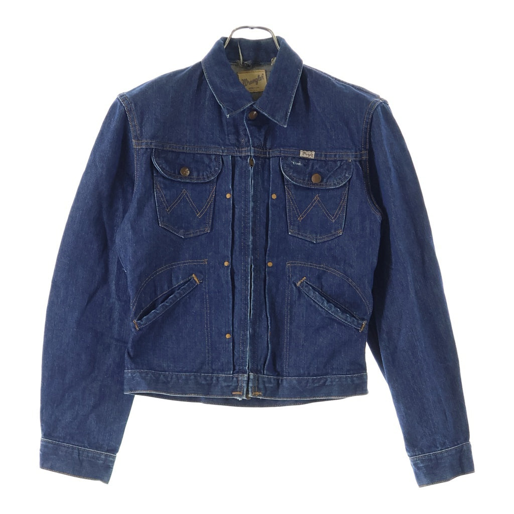 Wrangler(ラングラー) 60S VNTAGE 124MJ ヴィンテージ 白タグ USA製 GRIPPERジップ ジップアップ デニムトラッカージャケット インディゴ