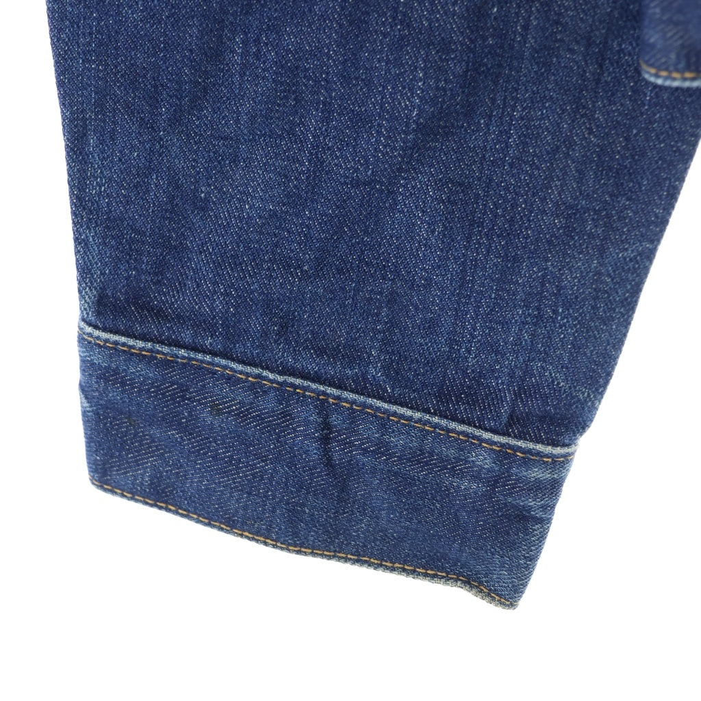 Wrangler(ラングラー) 60S VNTAGE 124MJ ヴィンテージ 白タグ USA製 GRIPPERジップ ジップアップ デニムトラッカージャケット インディゴ