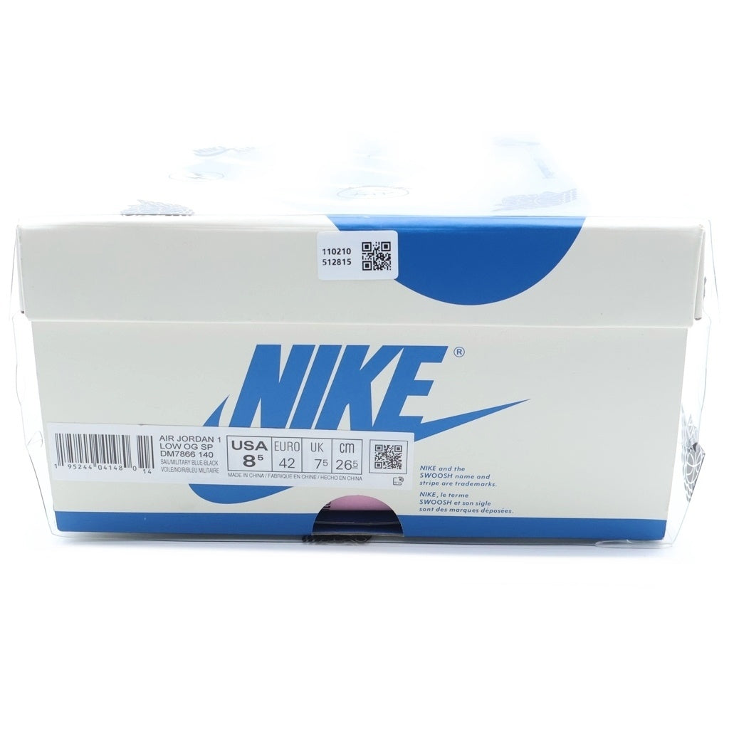 NIKE(ナイキ) ×TRAVIS SCOTT FRAGMENT DESIGN AIR JORDAN 1 LOW OG SP エアジョーダン1 ローカットスニーカー ブルー/ホワイト US8.5/26.5cm DM7866-140