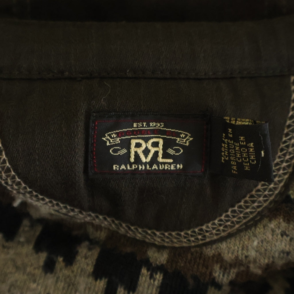 RRL(ダブルアールエル) シェルパ フリース ボアフーデッドジャケット レディース ブラウン