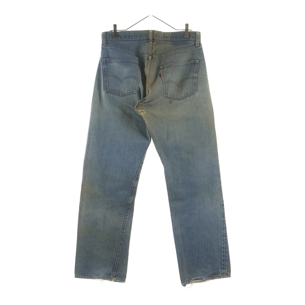 Levi's(リーバイス) 70S VINTAGE 501 66前期 ボタン裏刻印6 スモールe 並行ステッチ ボタンフライ ストレートデニムパンツ インディゴ