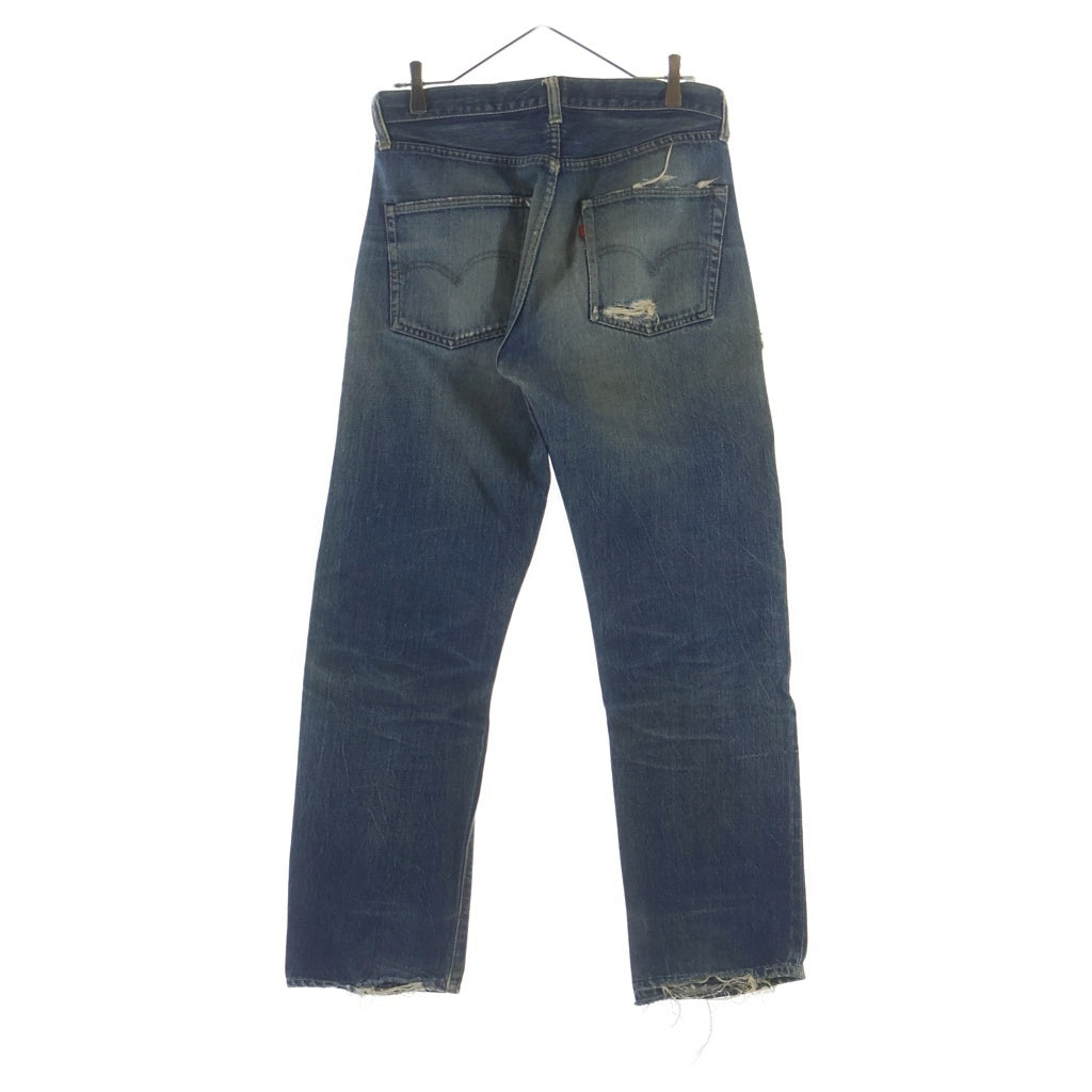 Levi's(リーバイス) 70S VINTAGE 501 66前期 ボタン裏刻印6 スモールe 並行ステッチ ボタンフライ ストレートデニムパンツ インディゴ