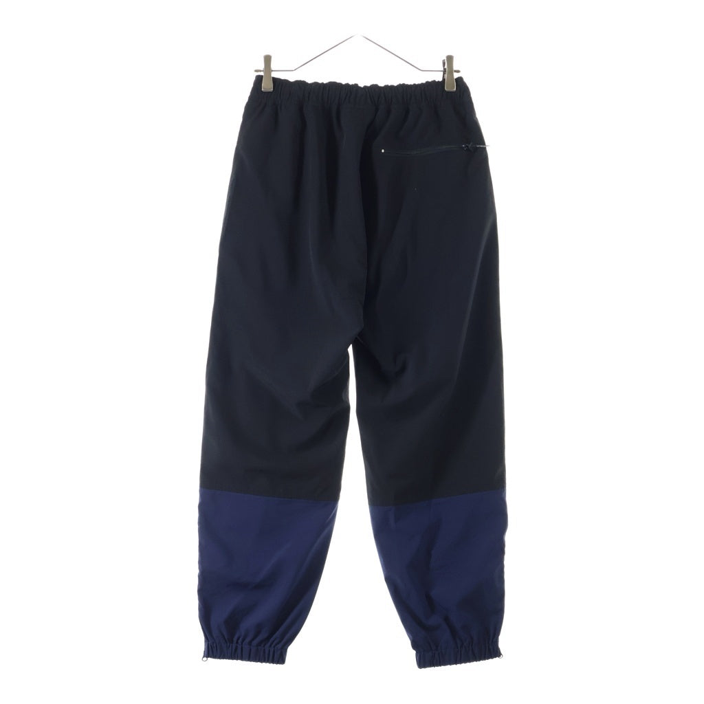 Mercedes Anchor Inc.(メルセデスアンカーインク) 2 Tone Track Pants 2トーン ナイロン トラックパンツ ブラック/ネイビー