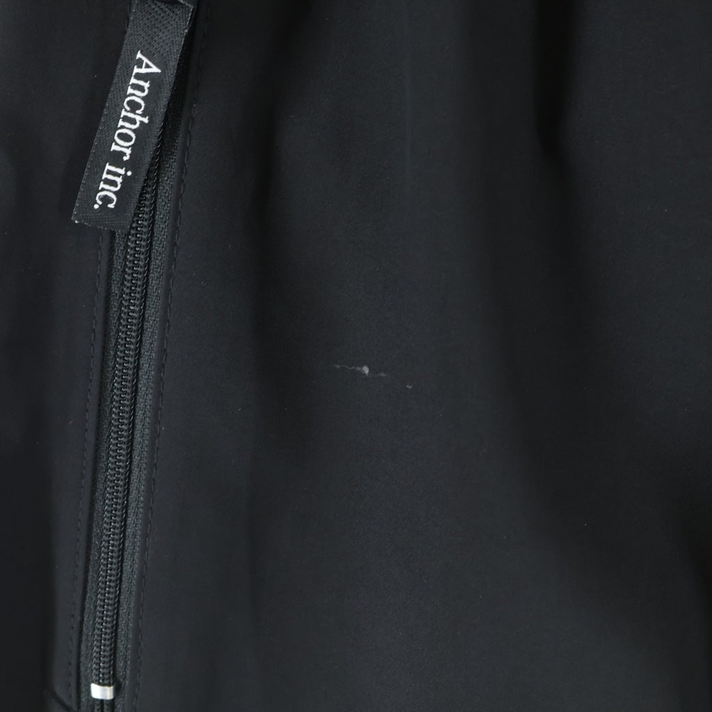 Mercedes Anchor Inc.(メルセデスアンカーインク) 2 Tone Track Pants 2トーン ナイロン トラックパンツ ブラック/ネイビー
