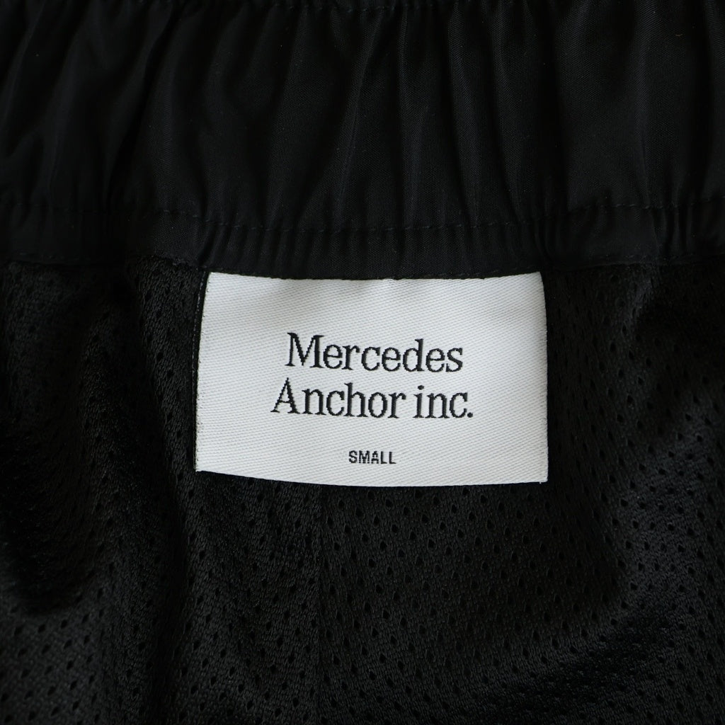 Mercedes Anchor Inc.(メルセデスアンカーインク) 2 Tone Track Pants 2トーン ナイロン トラックパンツ ブラック/ネイビー