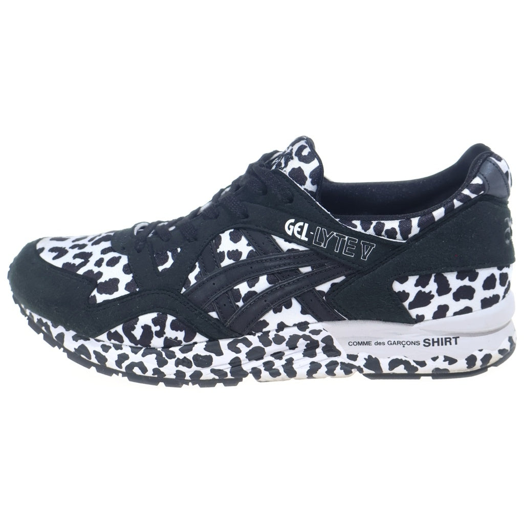 ASICS(アシックス) ×COMME des GARCONS SHIRT Gel-Lyte 5 Leopard コムデギャルソンシャツ ゲルライト レオパード ローカットスニーカー ブラック/ホワイト US11/28.5cm 1201A735