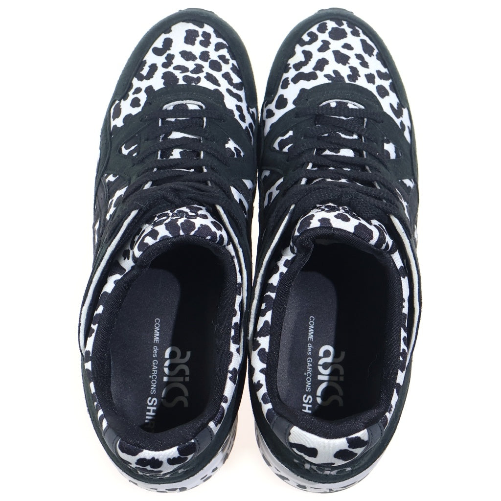 ASICS(アシックス) ×COMME des GARCONS SHIRT Gel-Lyte 5 Leopard コムデギャルソンシャツ ゲルライト レオパード ローカットスニーカー ブラック/ホワイト US11/28.5cm 1201A735
