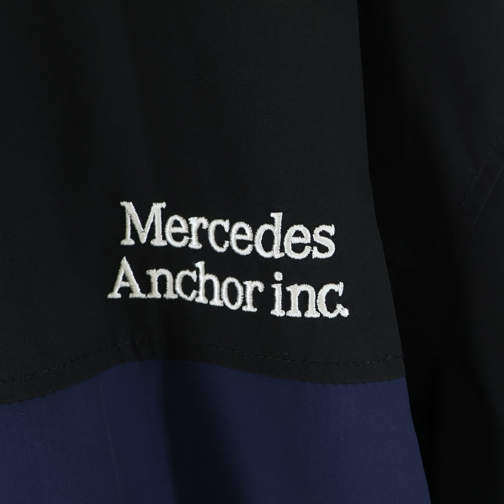Mercedes Anchor Inc.(メルセデスアンカーインク) 2 Tone Hooded Track Jakcet 2トーン フーデッドトラックジャケット ブラック/ネイビー