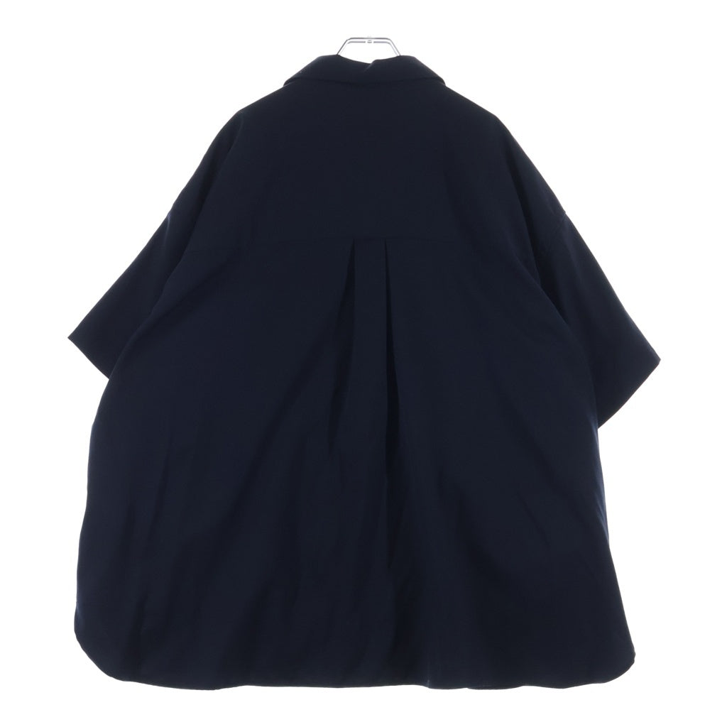 FreshService(フレッシュサービス) COOLFIBER OPEN COLLAR S/S SHIRT クールファイバー オープンカラー半袖シャツ ネイビー FSC241-50132