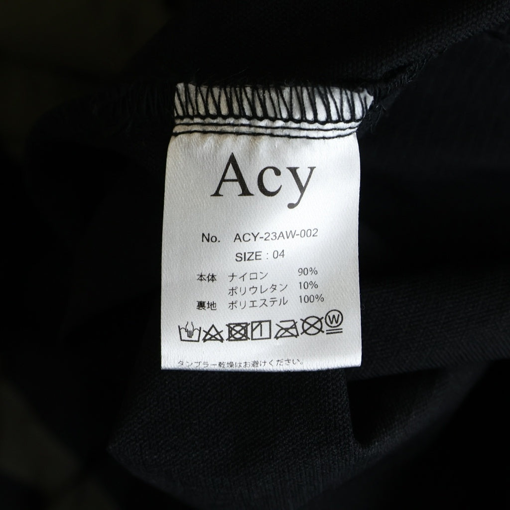 NO BRAND(ノーブランド) ACY エイシー 23AW NYLON ANORAK ナイロンアノラック プルオーバーフーデッドジャケット カーキ/ブラック ACY-23AW-002