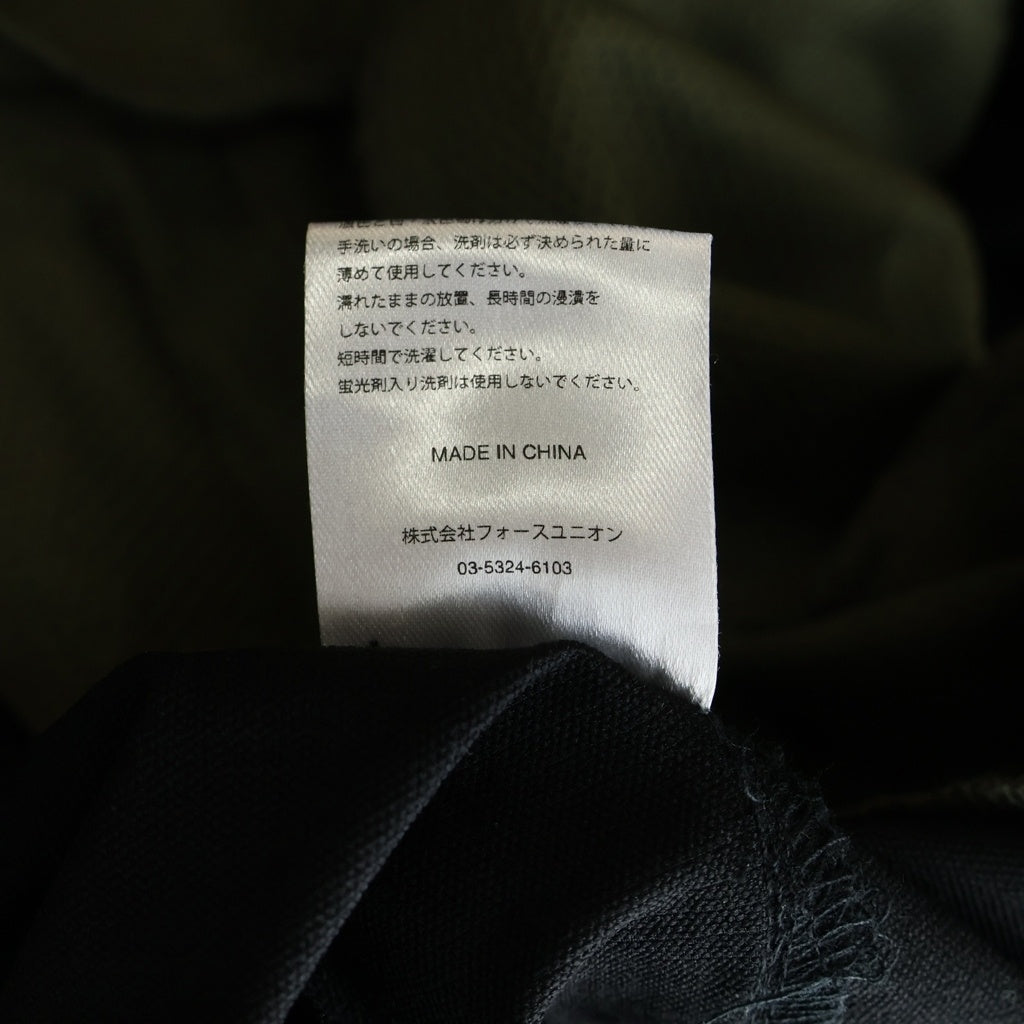 NO BRAND(ノーブランド) ACY エイシー 23AW NYLON ANORAK ナイロンアノラック プルオーバーフーデッドジャケット カーキ/ブラック ACY-23AW-002