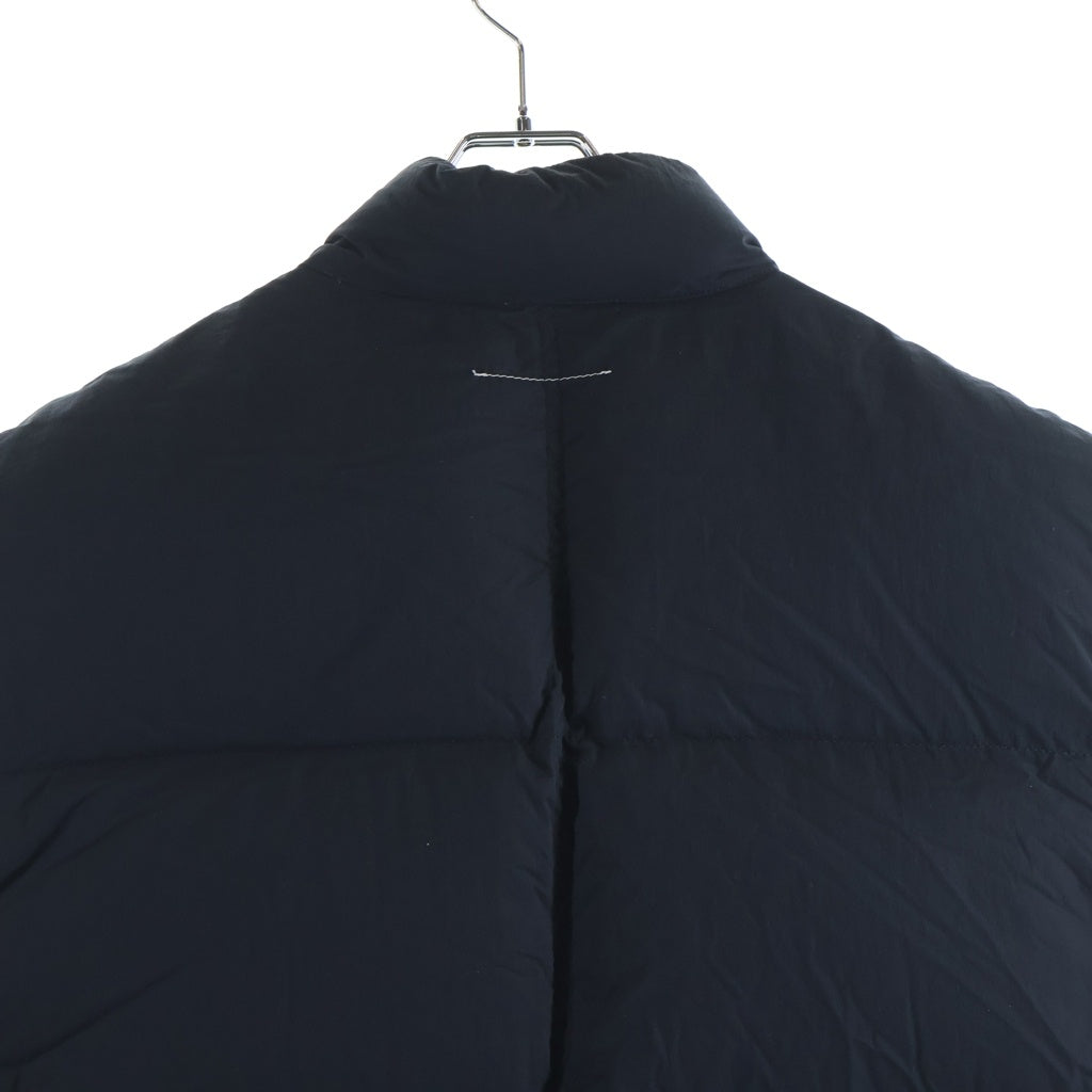 MM6 Maison Margiela(エムエムシックスメゾンマルジェラ) 八の字 ジップアップキルティング ダウンベスト ブラック S52FB0075 S76536